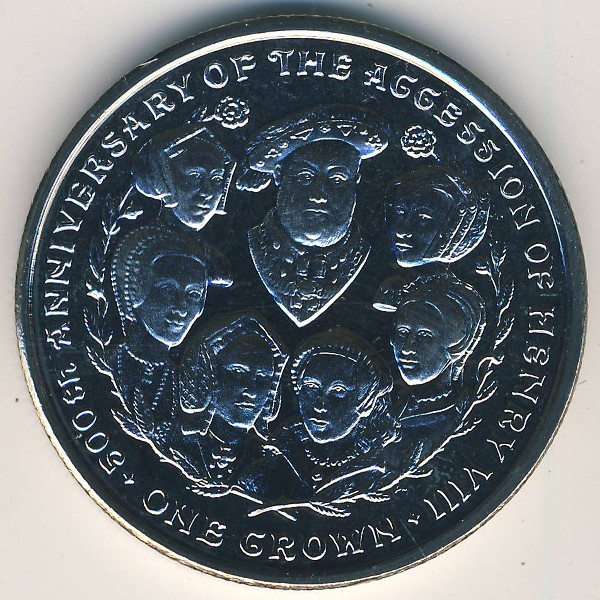 Остров Мэн, 1 крона (2009 г.)