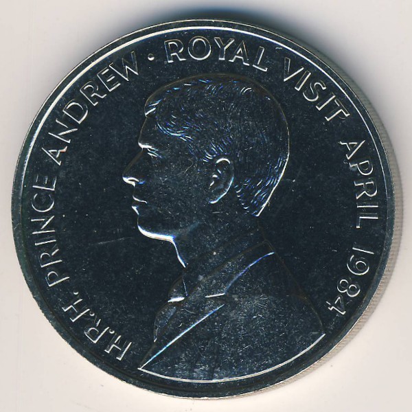 Остров Вознесения, 50 пенсов (1984 г.)