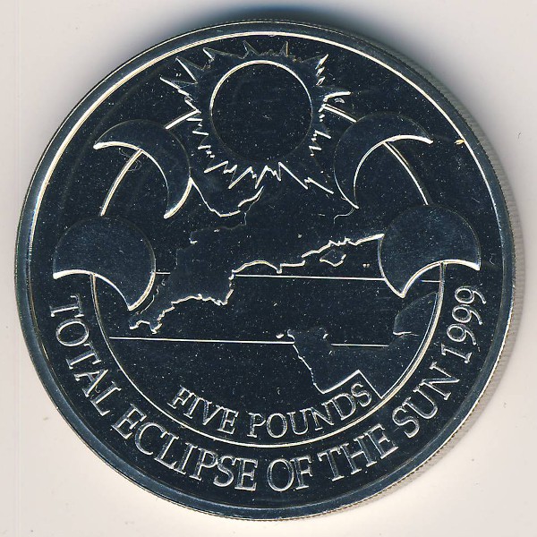 Олдерни, 5 фунтов (1999 г.)