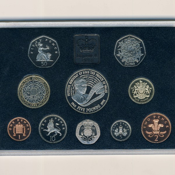 Великобритания, Набор монет (1998 г.)
