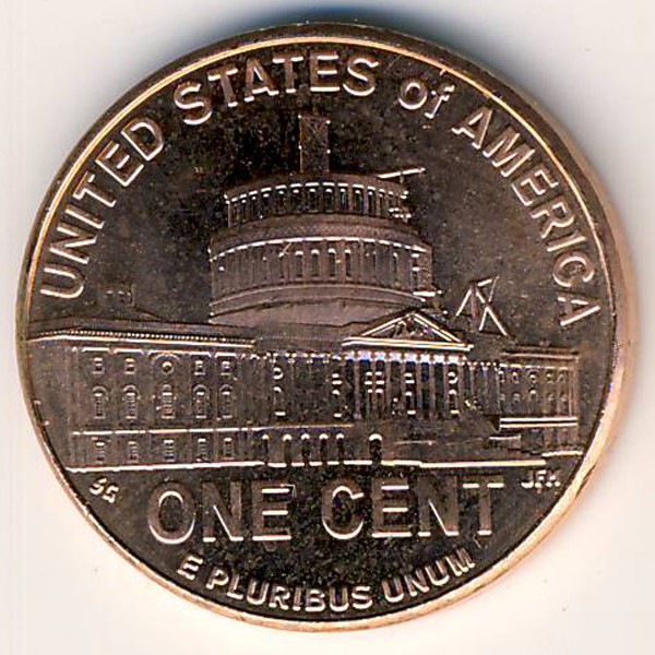 США, 1 цент (2009 г.)