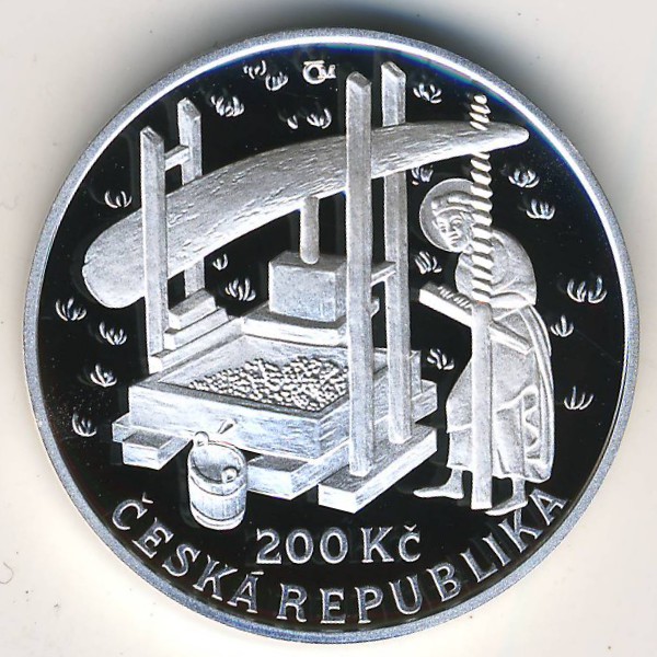 Чехия, 200 крон (2008 г.)