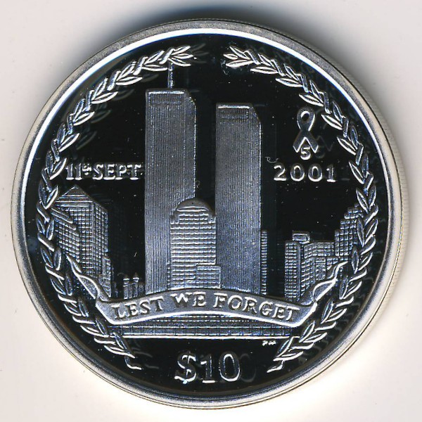 Виргинские острова, 10 долларов (2006 г.)