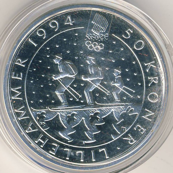 Норвегия, 50 крон (1991 г.)