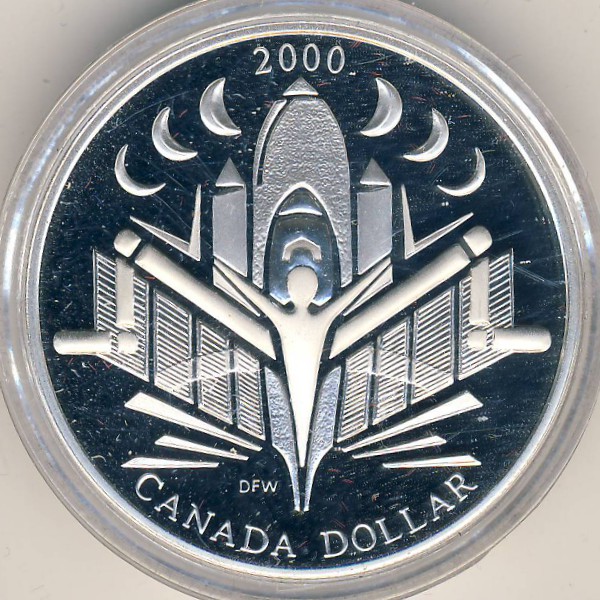 Канада, 1 доллар (2000 г.)