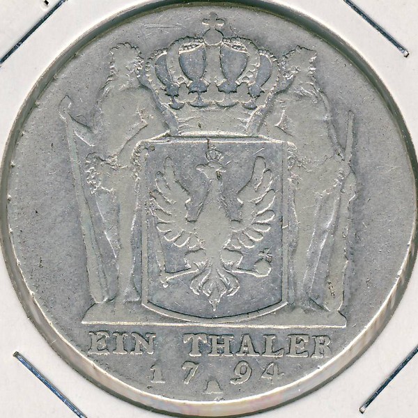 Пруссия, 1 талер (1794 г.)