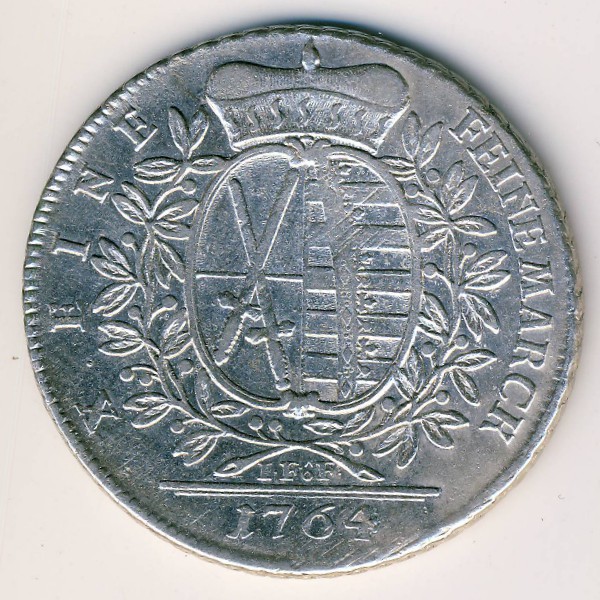 Саксония-Альбертина, 1 талер (1764 г.)