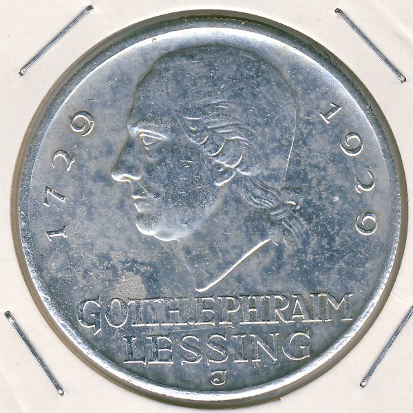 Веймарская республика, 5 рейхсмарок (1929 г.)