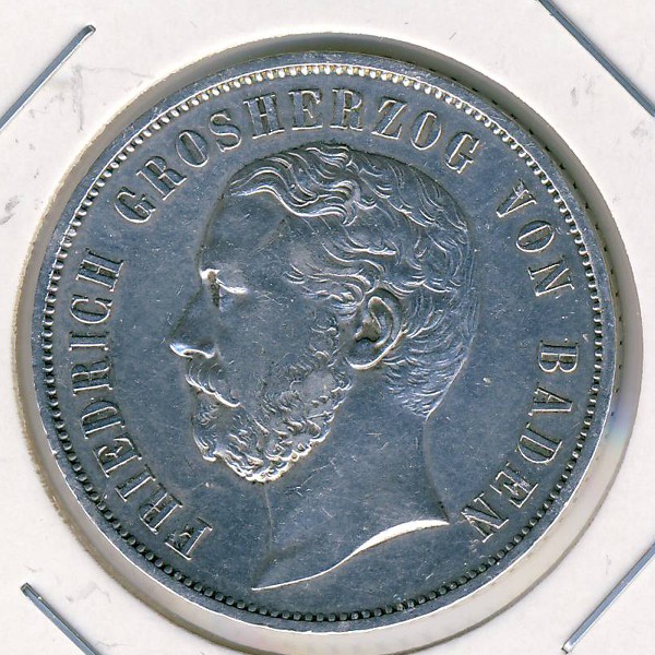 Баден, 1 гульден (1867 г.)