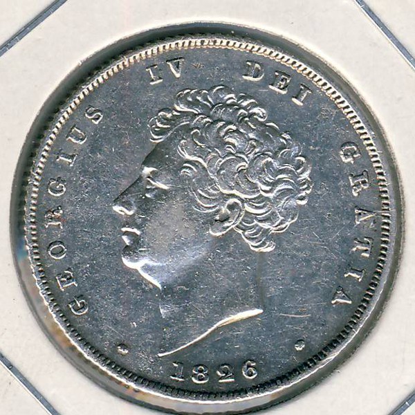 Великобритания, 6 пенсов (1826 г.)