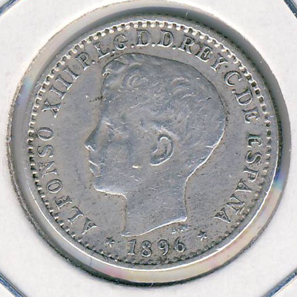 Пуэрто-Рико, 10 сентаво (1896 г.)