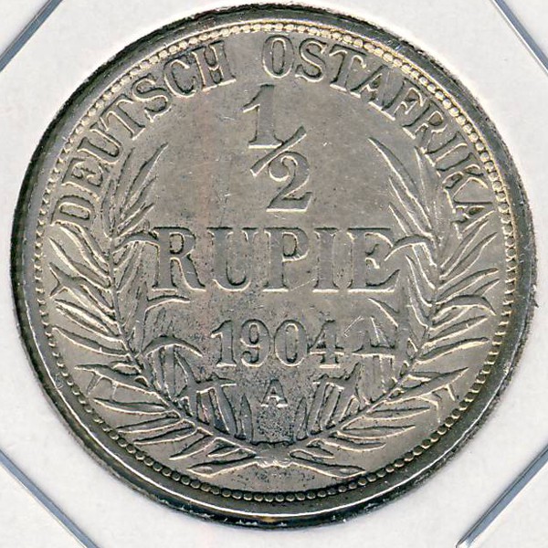 Немецкая Африка, 1/2 рупии (1904 г.)