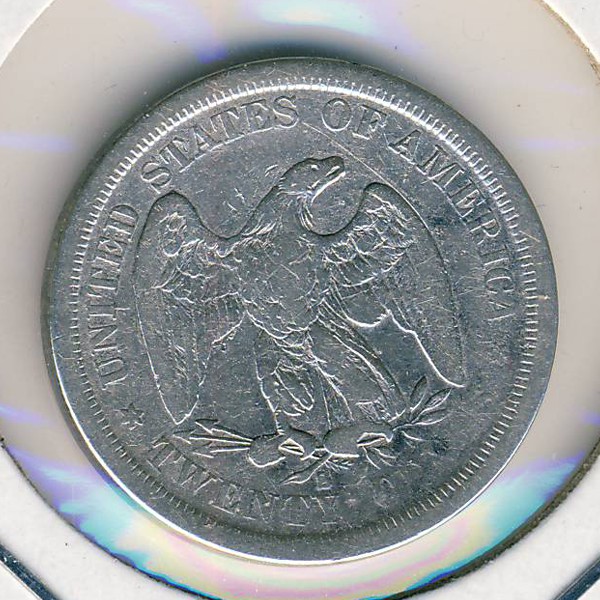 США, 20 центов (1875 г.)