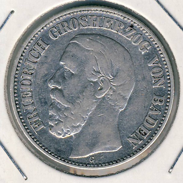 Баден, 2 марки (1901 г.)