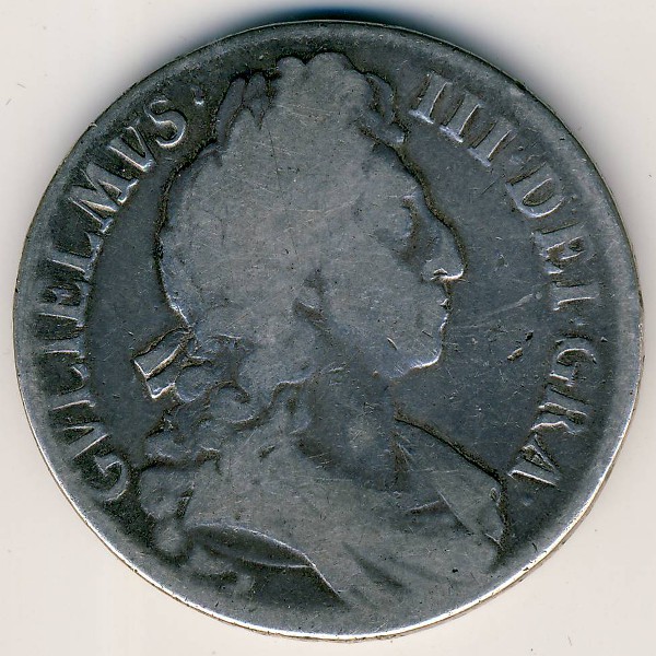 Великобритания, 1 крона (1696 г.)