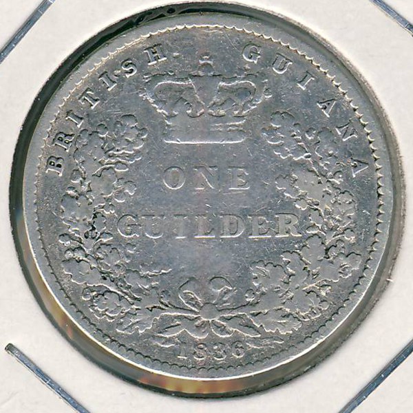 Британская Гвиана, 1 гуилдер (1836 г.)