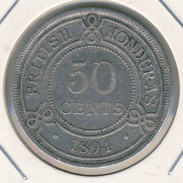 Британский Гондурас, 50 центов (1894 г.)
