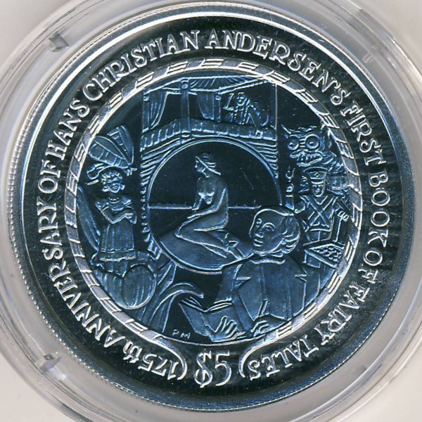 Виргинские острова, 5 долларов (2010 г.)