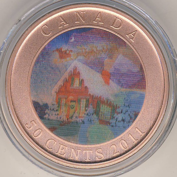 Канада, 50 центов (2011 г.)
