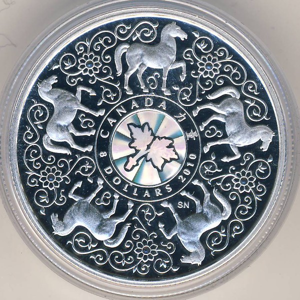 Канада, 8 долларов (2010 г.)