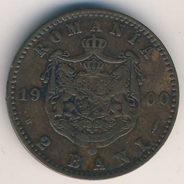 Румыния, 2 бани (1900 г.)