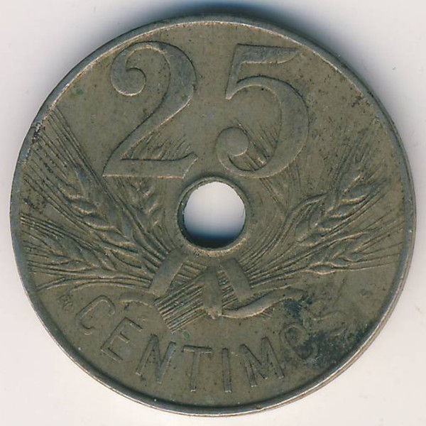 Испания, 25 сентимо (1927 г.)