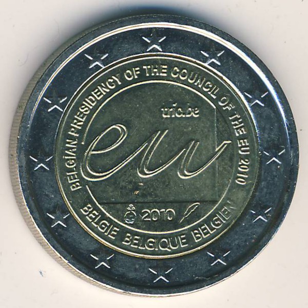 Бельгия, 2 евро (2010 г.)