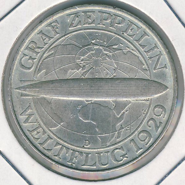 Веймарская республика, 3 рейхсмарки (1930 г.)