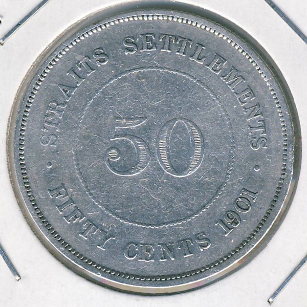 Стрейтс-Сетлментс, 50 центов (1901 г.)