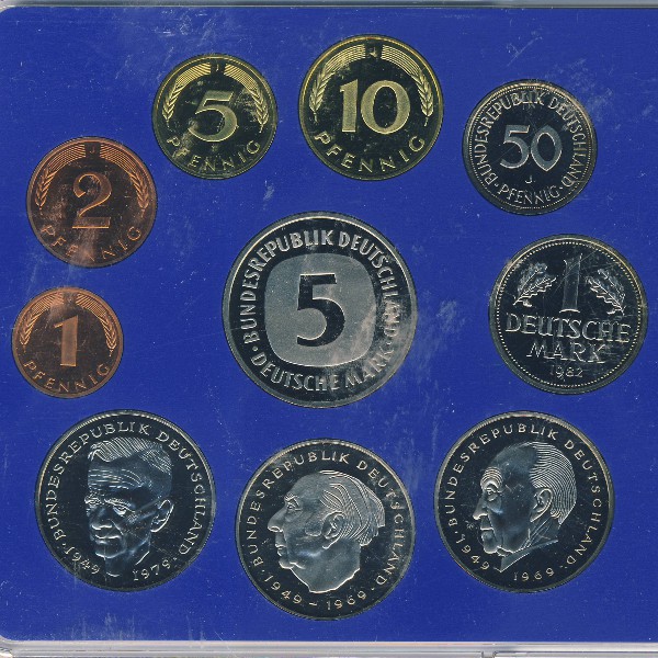 ФРГ, Годовой набор (1982 г.)