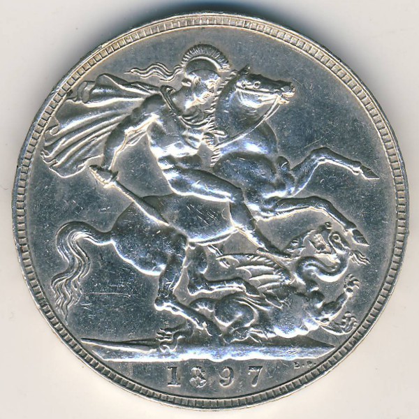 Великобритания, 1 крона (1896 г.)