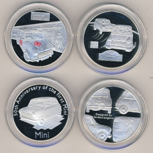 Олдерни, набор монет (2009 г.)