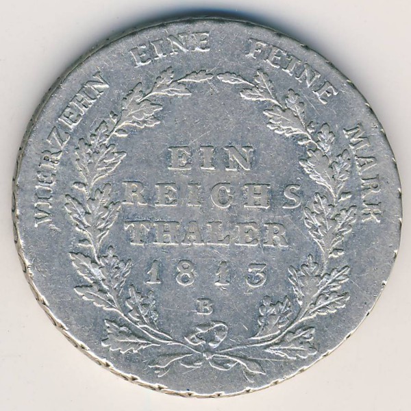 Пруссия, 1 талер (1813 г.)