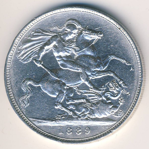 Великобритания, 1 крона (1889 г.)