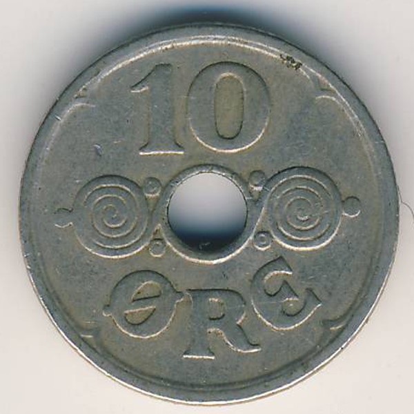 Дания, 10 эре (1929 г.)