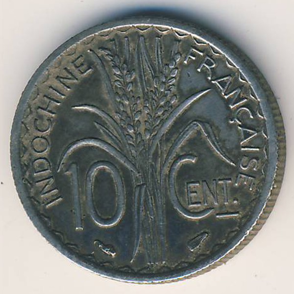 Французский Индокитай, 10 центов (1939 г.)
