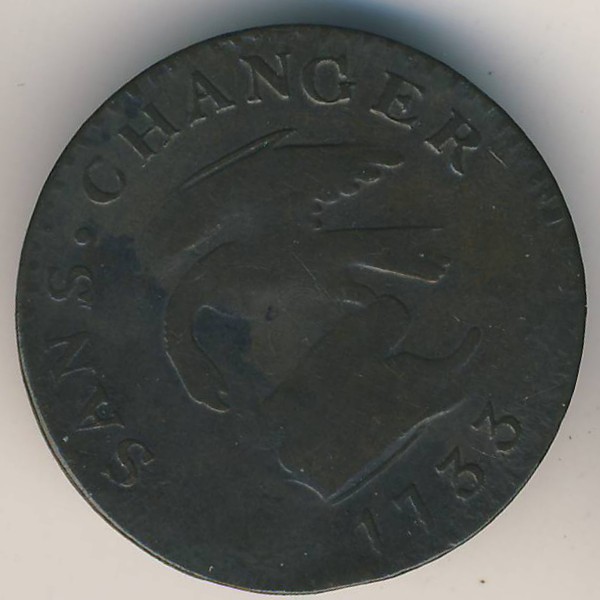 Остров Мэн, номинал (1733 г.)
