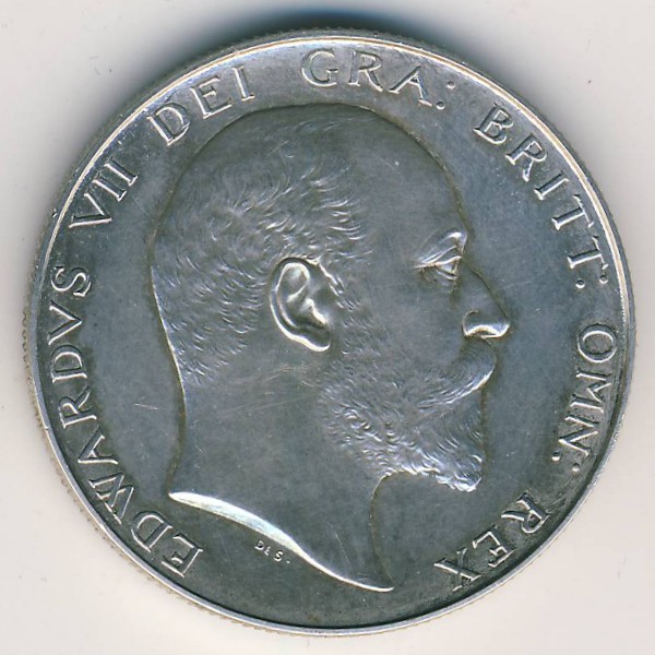 Великобритания, 1/2 кроны (1902 г.)