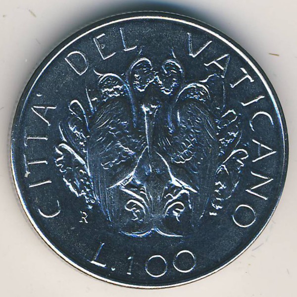 Ватикан, 100 лир (1989 г.)