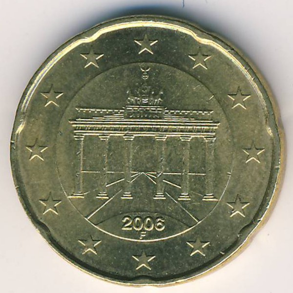 Германия, 20 евроцентов (2006 г.)