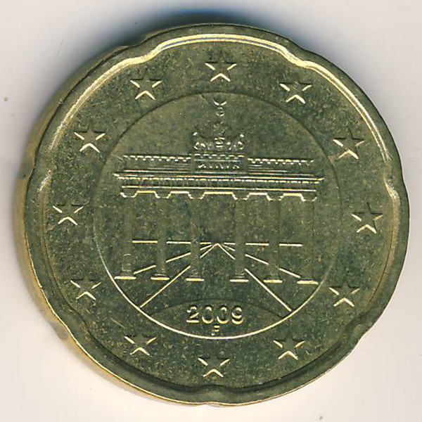 Германия, 20 евроцентов (2009 г.)