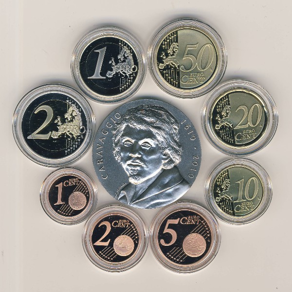Ватикан, Набор монет (2010 г.)