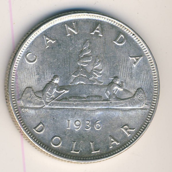 Канада, 1 доллар (1936 г.)