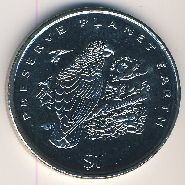 Либерия, 1 доллар (1996 г.)