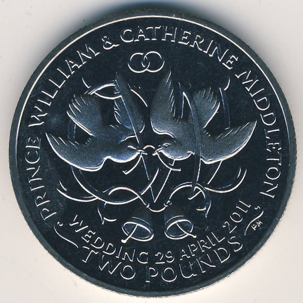 Остров Вознесения, 2 фунта (2011 г.)