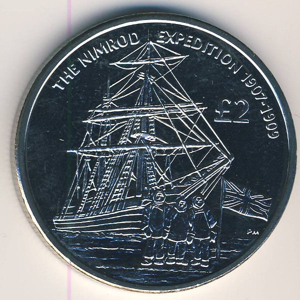 Южная Джорджия и Южные Сэндвичевы острова, 2 фунта (2009 г.)