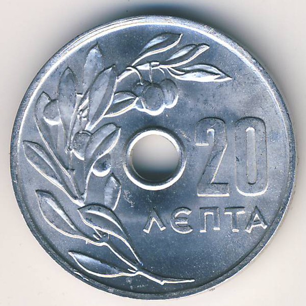 Греция, 20 лепт (1969 г.)