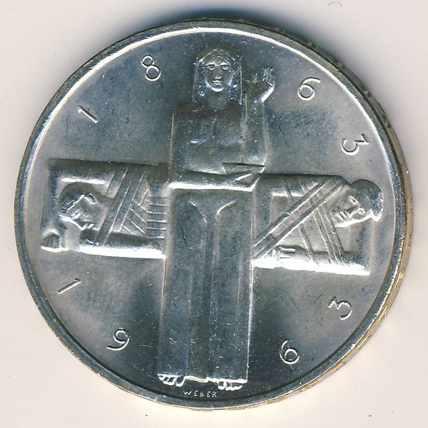 Швейцария, 5 франков (1963 г.)