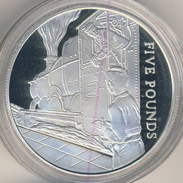 Гернси, 5 фунтов (2004 г.)