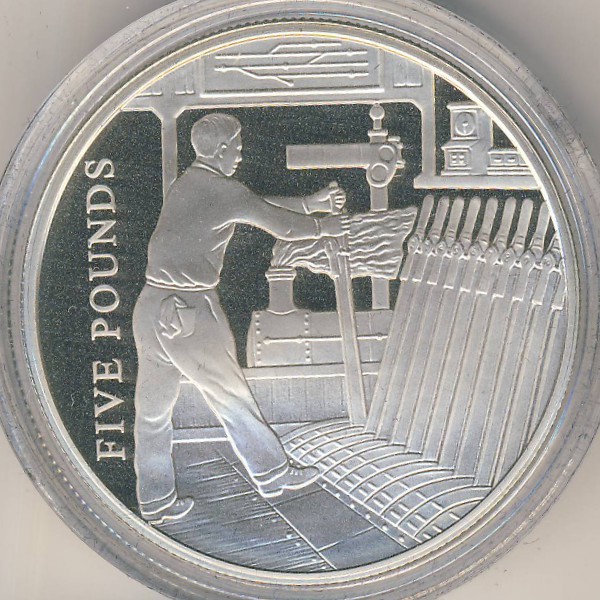 Гернси, 5 фунтов (2004 г.)